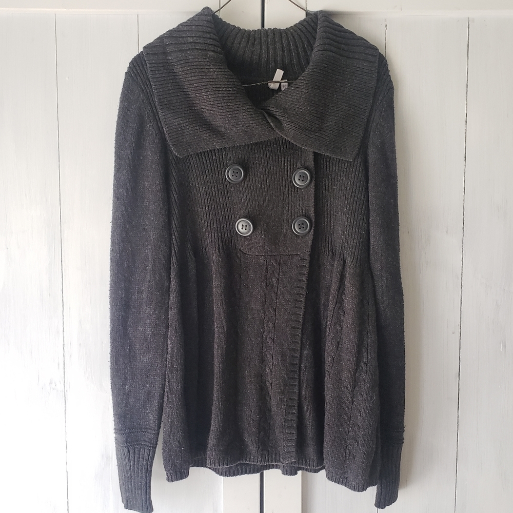 Size medium button-up sweater